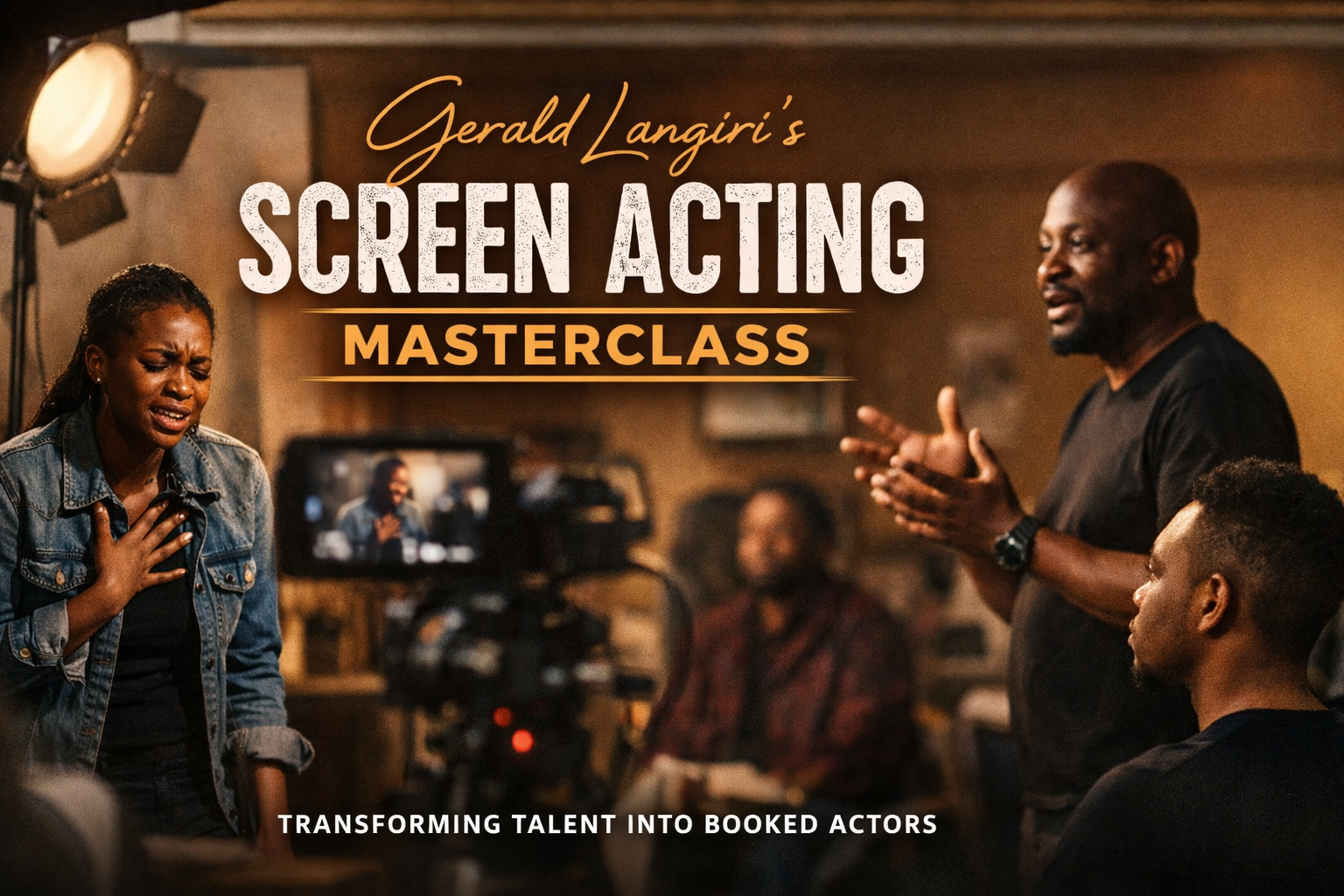 Screen Acting Masterclass: Inside Gerald Langiri’s First Intensive Training Experience