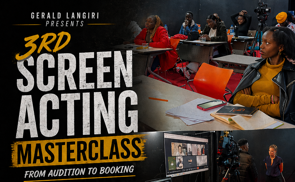 SCREEN ACTING MASTERCLASS – COHORT 3 REGISTRATION NOW OPEN